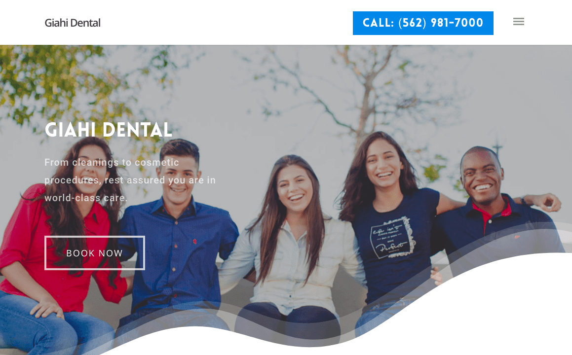 The perfect website for dentists. We build WordPress websites for dentists.