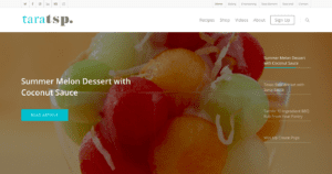 web Design and Development for foodie bloggers