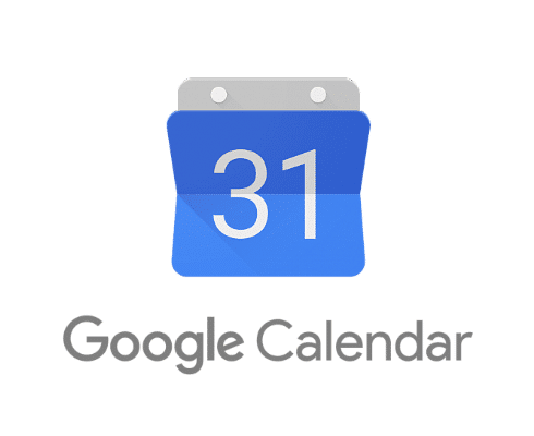 Google calendar logo - scheduling platform Big Red Jelly tool.