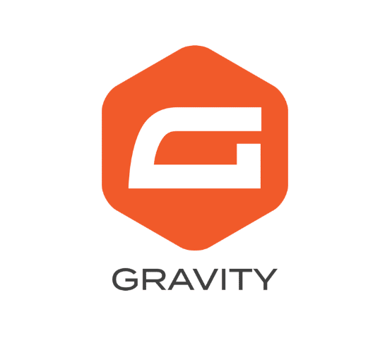 Gravity company logo - Big Red Jelly.