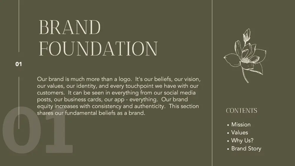 1 Cosy goose brand style guide foundation page - brand building and development at Big Red Jelly.