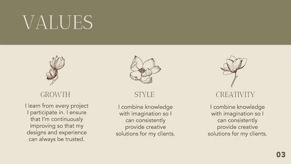 2 Cosy goose brand style guide values page - brand building and development at Big Red Jelly.