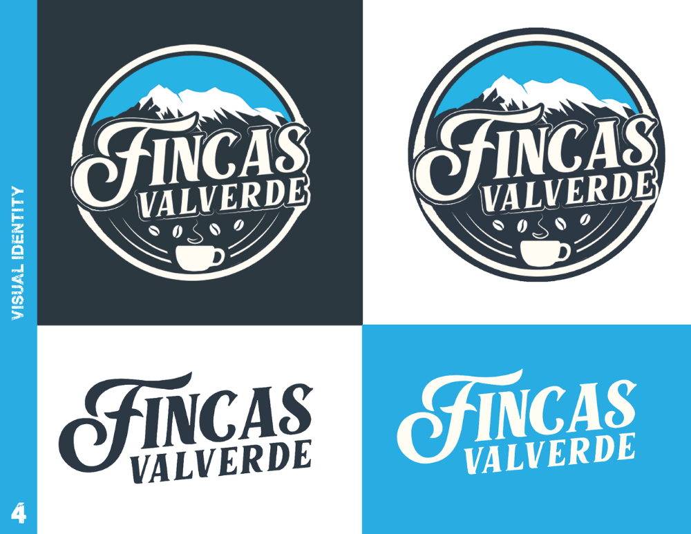 Fincas Valverde company logo - new branding at Big Red Jelly.