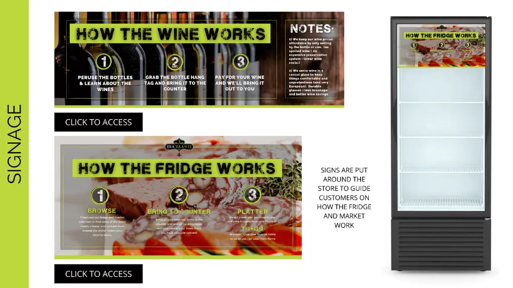 4 Tea zaanti brand style guide signage page - brand building with brand strategist at Big Red Jelly.