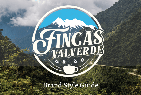 Fincas valverde front brand style guide page - brand development at Big Red Jelly