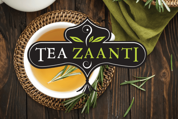 Tea zaanti featured graphic image - graphic design at Big Red Jelly.