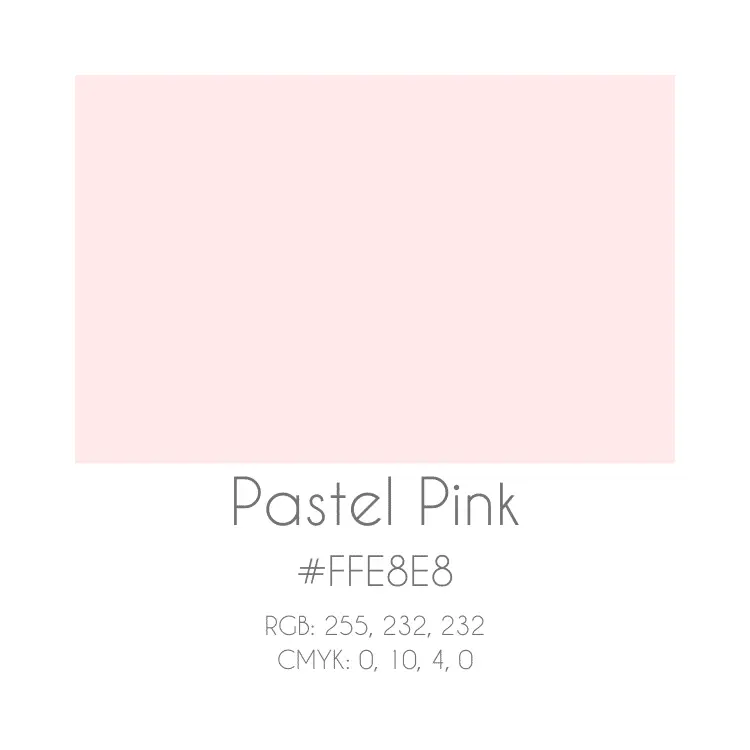 1 Pastel pink color code business branding development - color strategy by branding at Big Red Jelly.