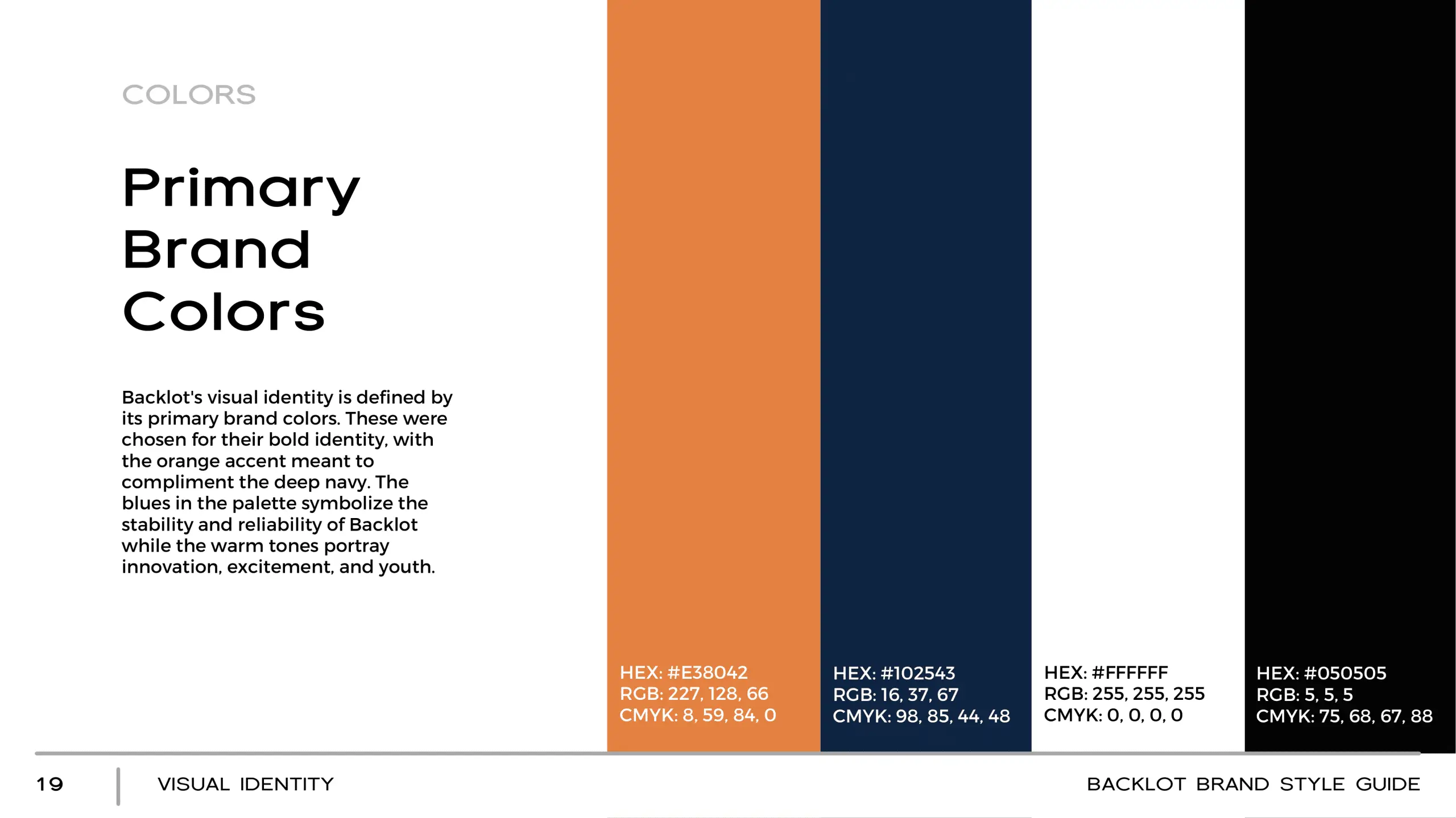 Backlot Style Guide-20-min Backlot brand colors style guide page color strategy and brand development by Big Red Jelly