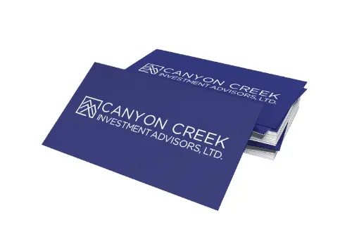 3-min Canyon creek business card and logo design by Big Red Jelly