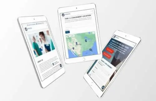 iPad mockups of website design by branding at Big Red Jelly Provo Utah