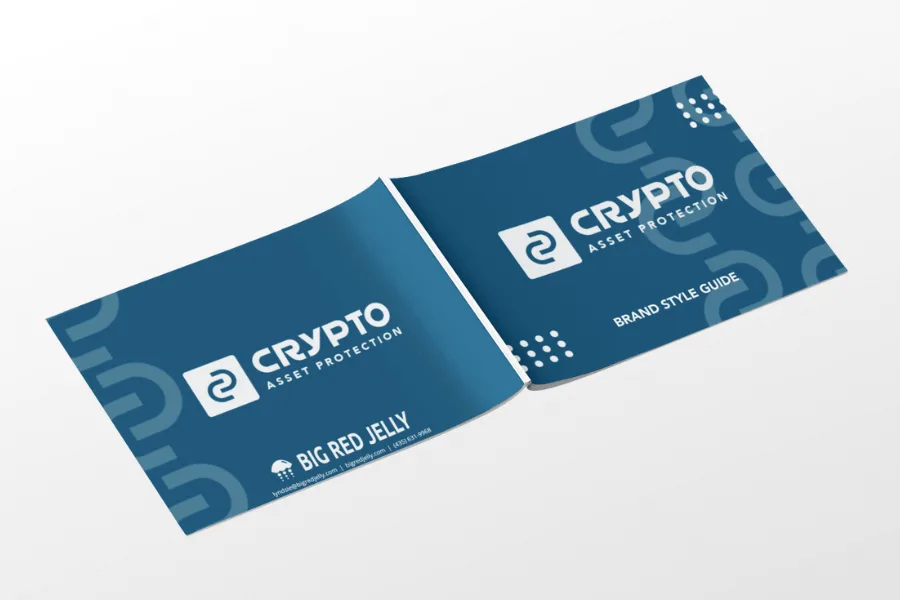 Crypto asset brand style guide - brand development by Big Red Jelly.