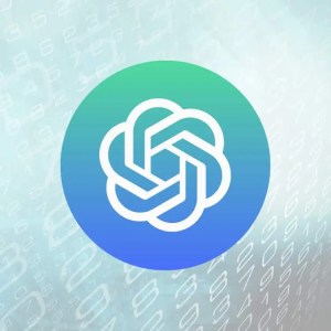 Open AI logo on numbered background