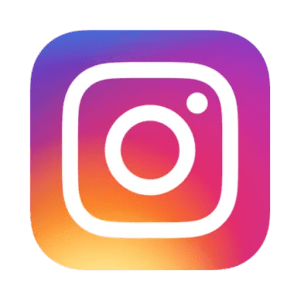 Instagram logo: a white outline of a camera with a circle in the center and a small dot in the upper right, set on a rounded square background with a pink, purple, yellow, and orange gradient—an example to consider when learning 5 Things Not To Do With Your Logo Design.