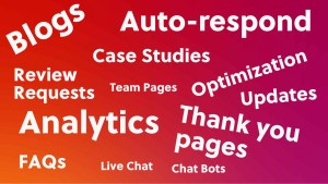 More parts of an effective website.