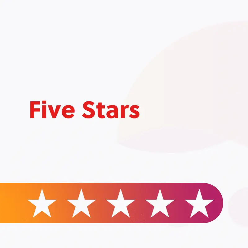 Five Stars graphic.