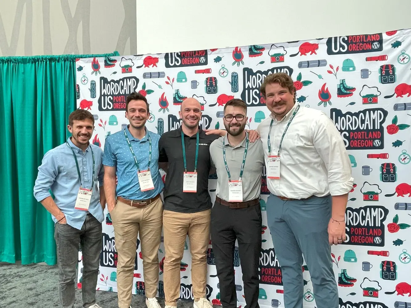 Pictures of the Big Red Jelly Team at WCUS 2024.