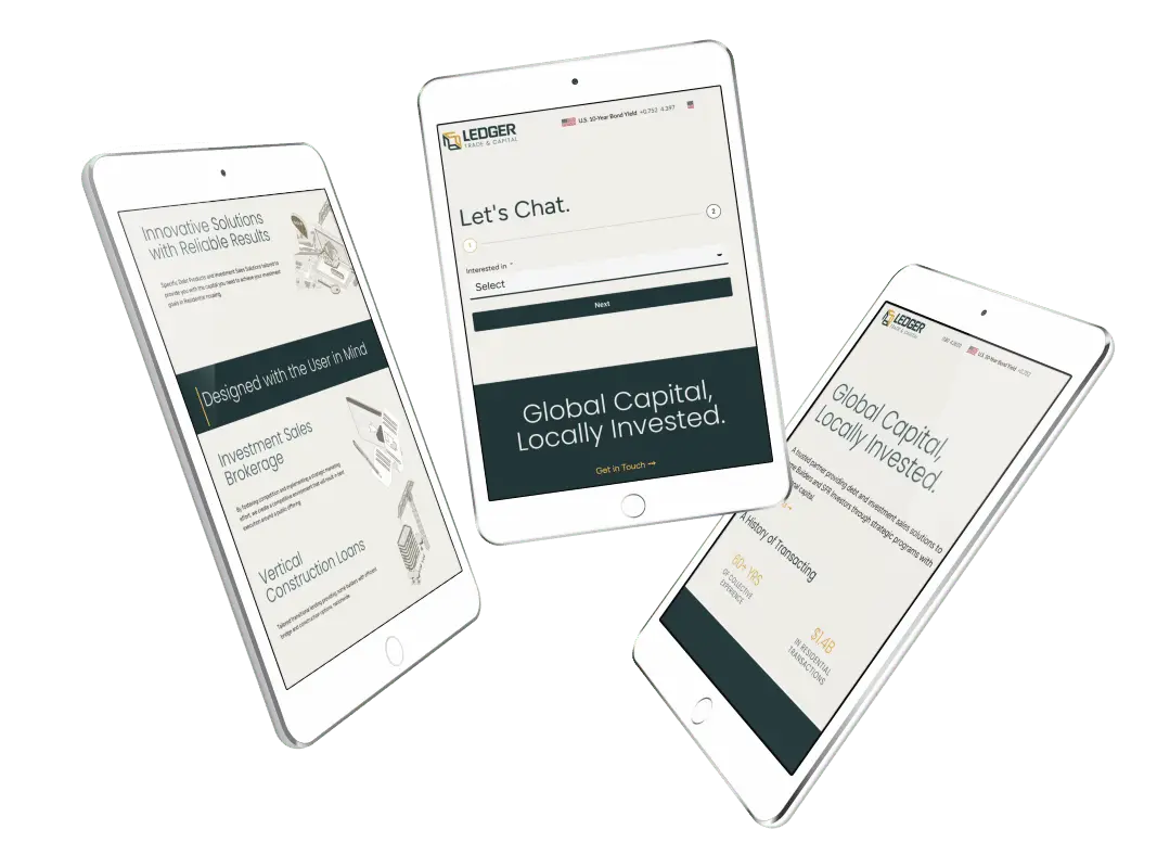 Ledger Trade Ipad Mockup.
