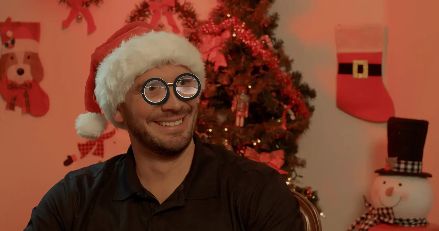 Josh Webber Christmas Promotion Glasses.