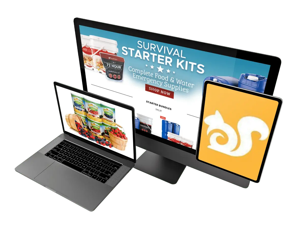 The Ready Store Multi-Device Display.