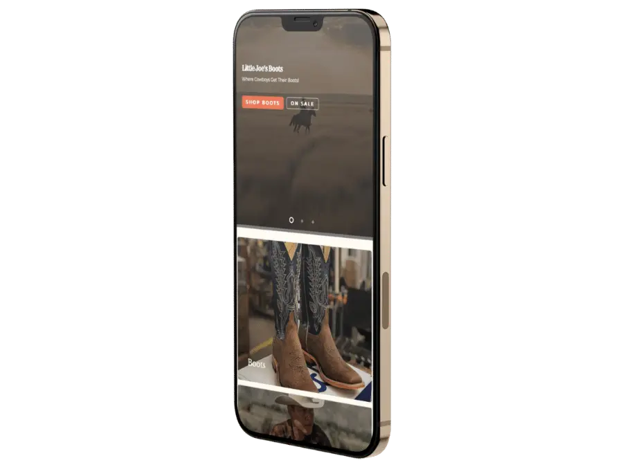 Little Joe's Boots Website Optimization.